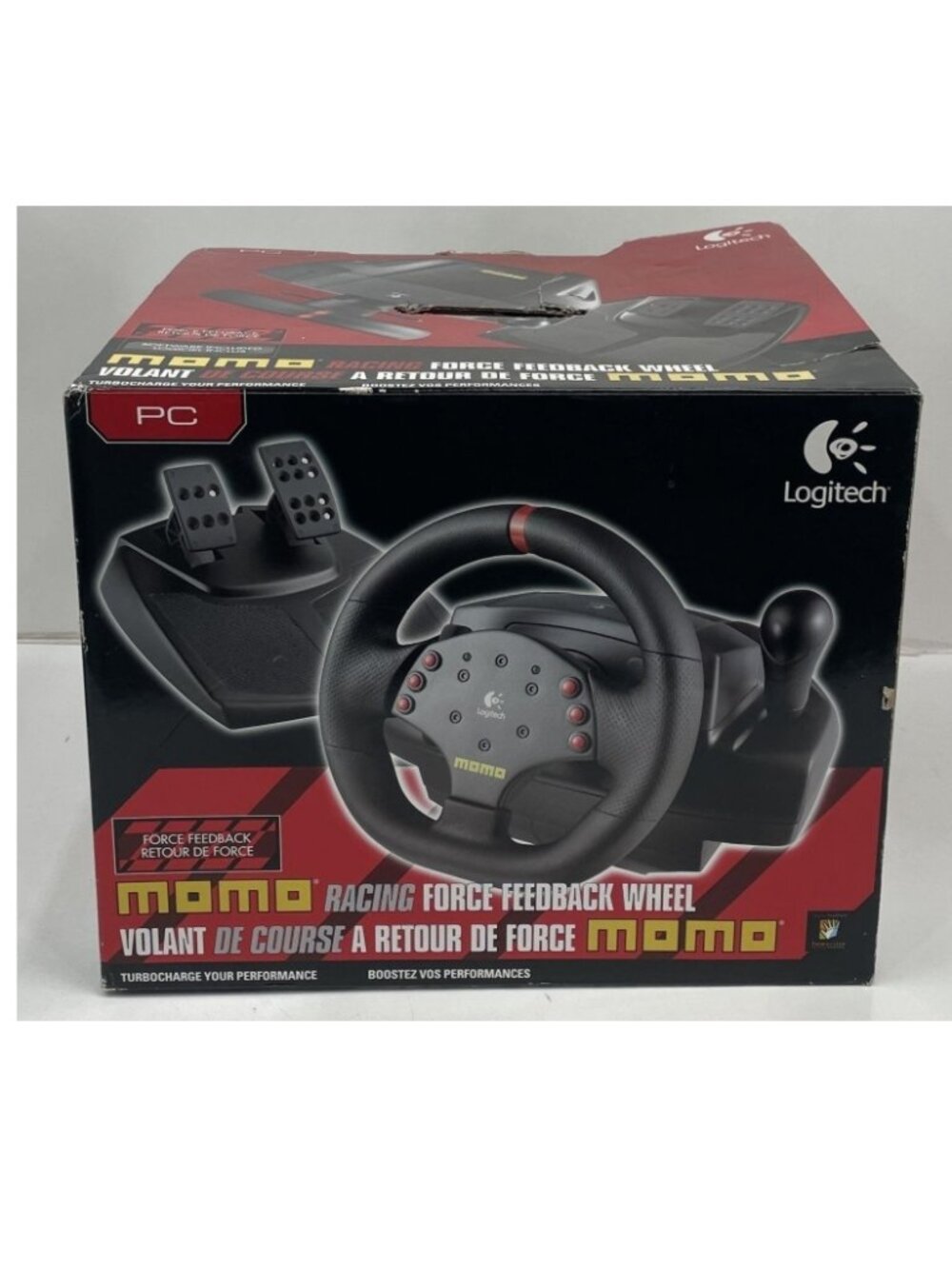 Logitech Momo Force Feedback PC Racing Wheel
